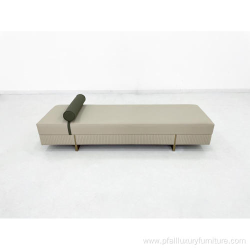 Modern style light luxury bench